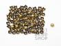 Antique Brass 4 Prong Domed Round Studs - 5mm